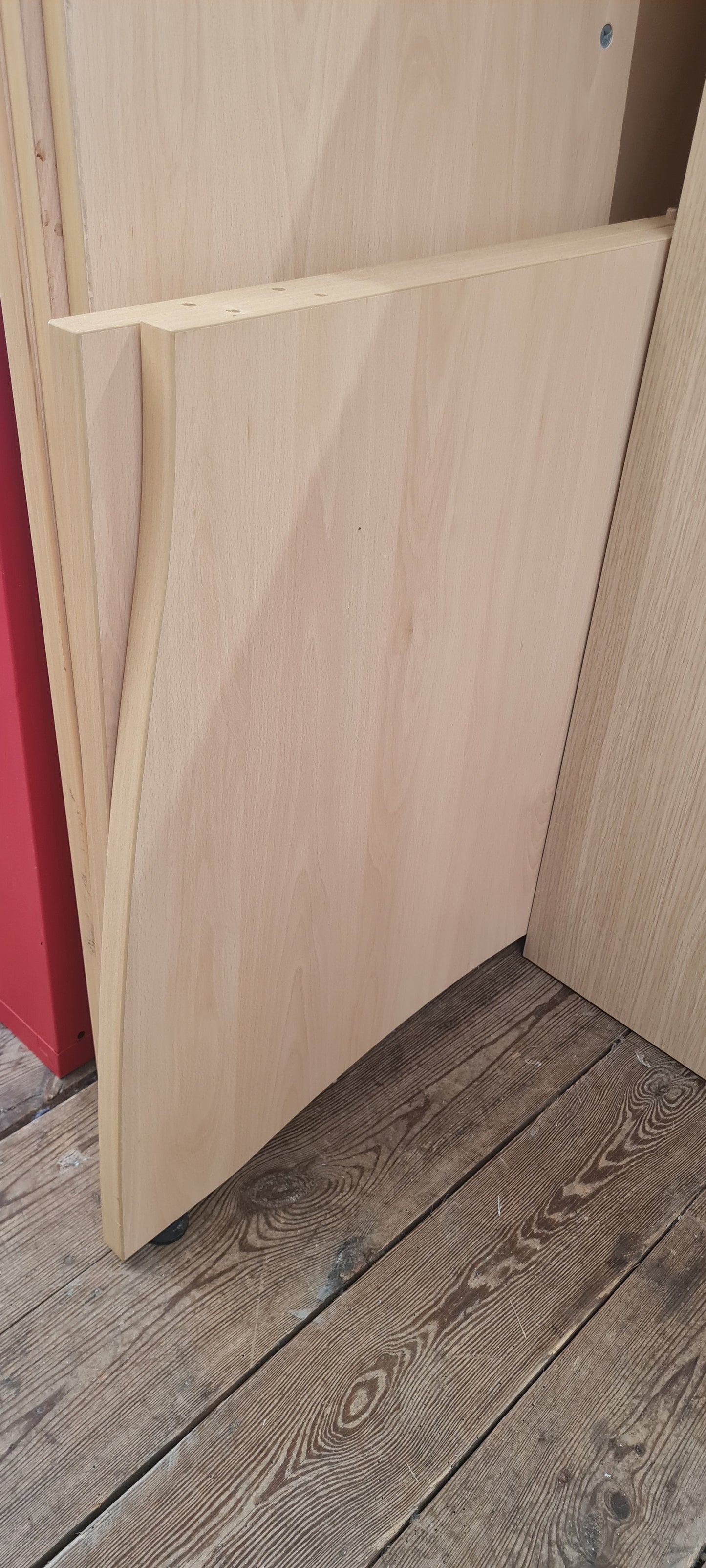 Desk, Wooden, Radial, 208cm x 108cm