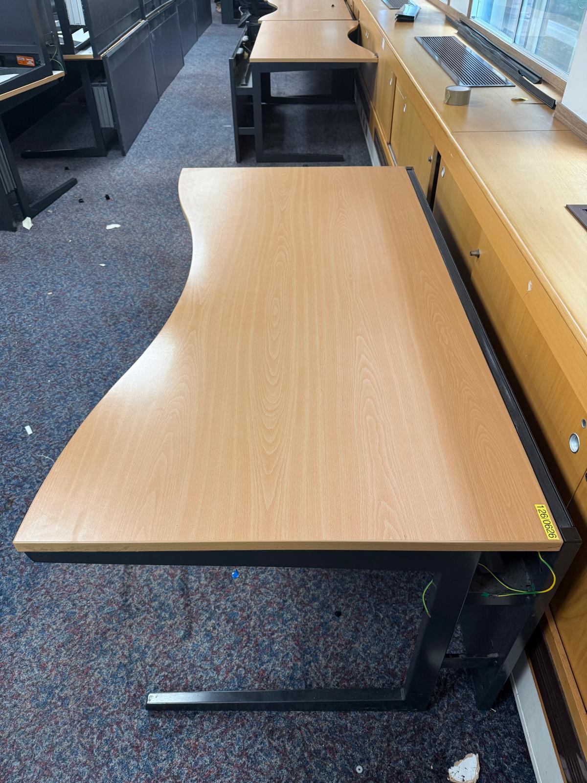 Desk, Wooden, Double Wave 180cm x 80cm