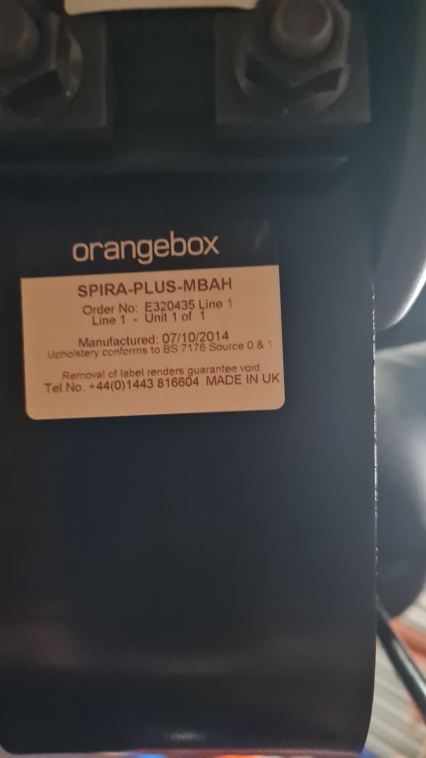 Orangebox Spira Plus Chair, Black
