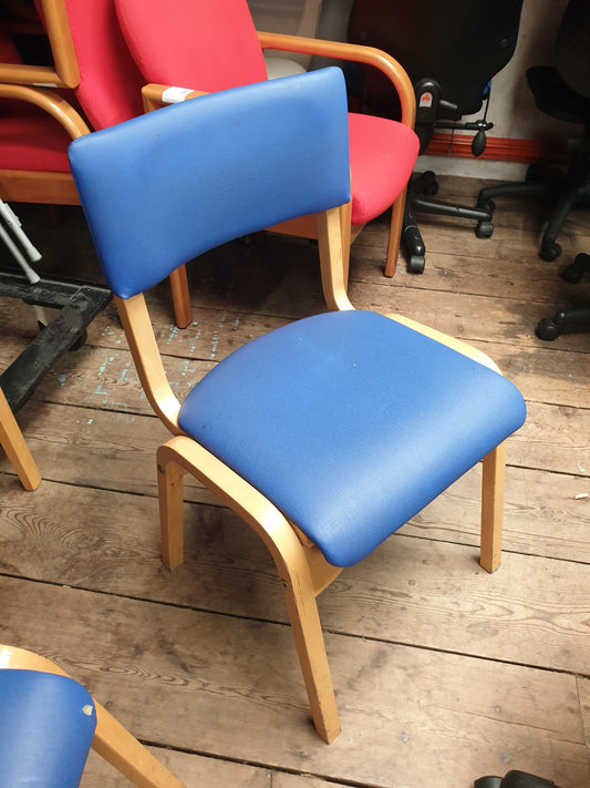 Blue Stacking Chair