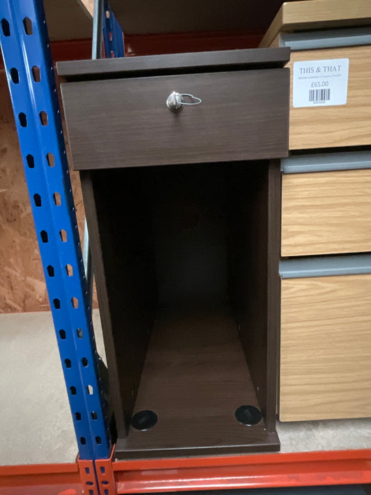 Wooden pedestal 1 drawers