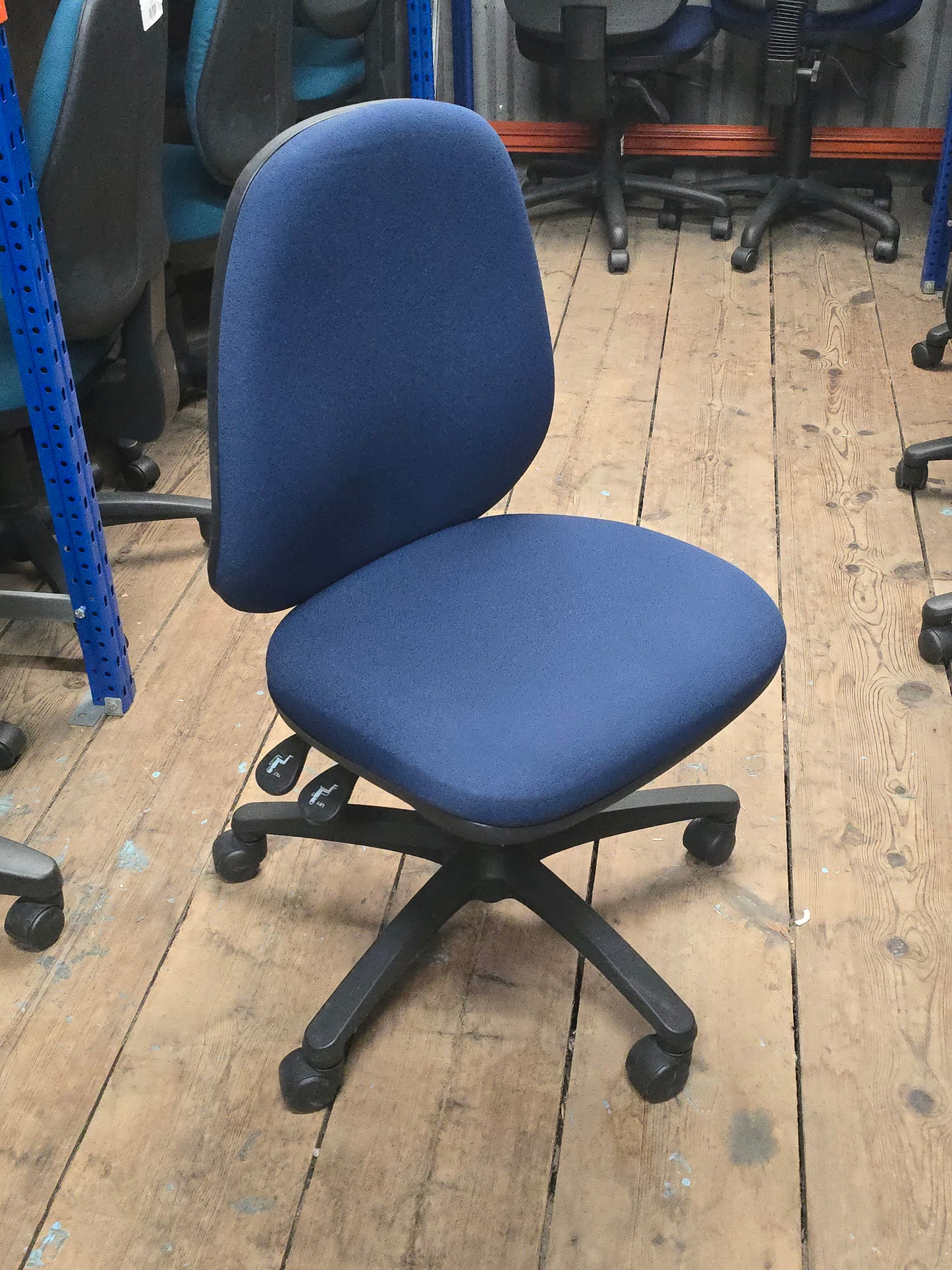 2 Lever Office Chair Purple