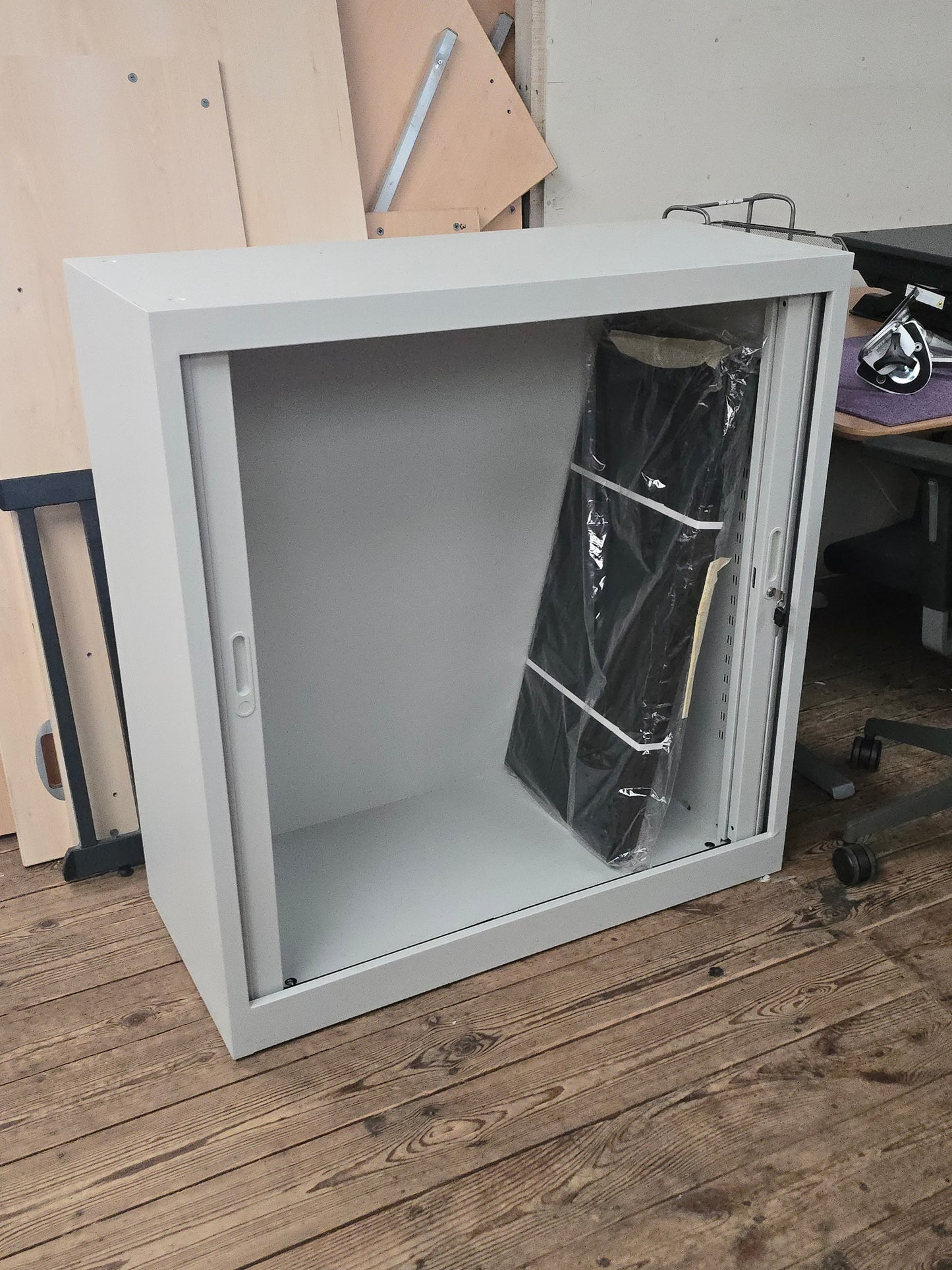 Tambour Storage Unit 105cm High
