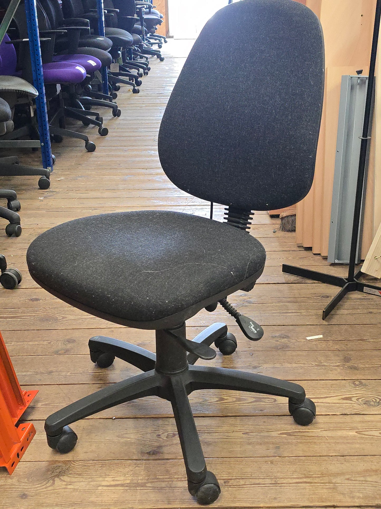 4 Lever Black Task Chair