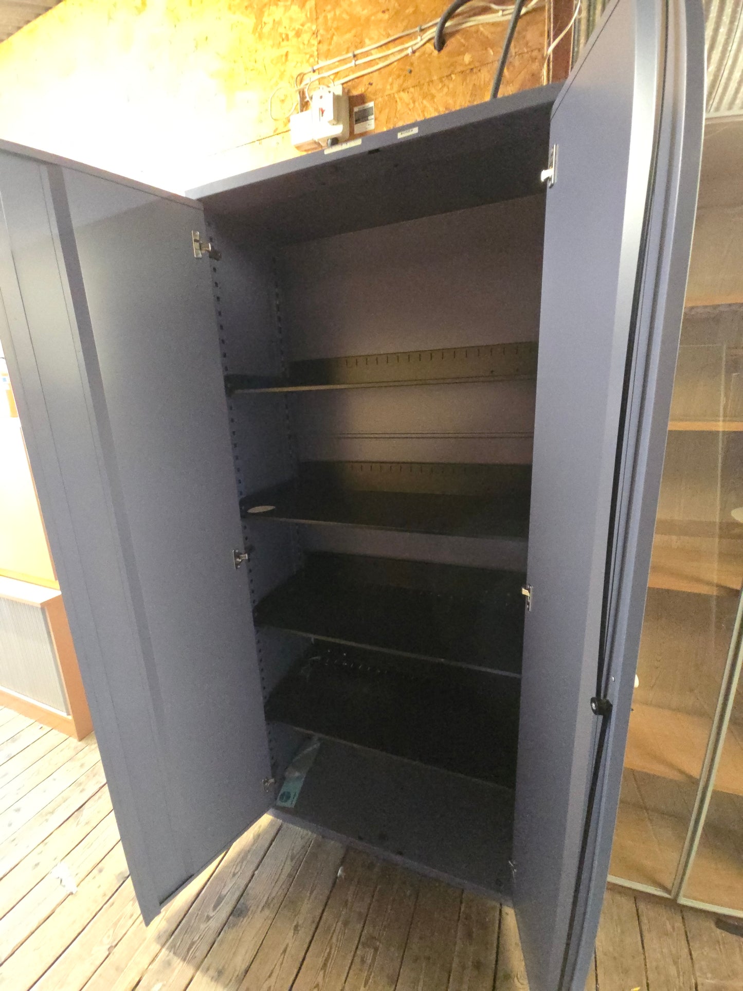 Steel Cupboard, 205cm High