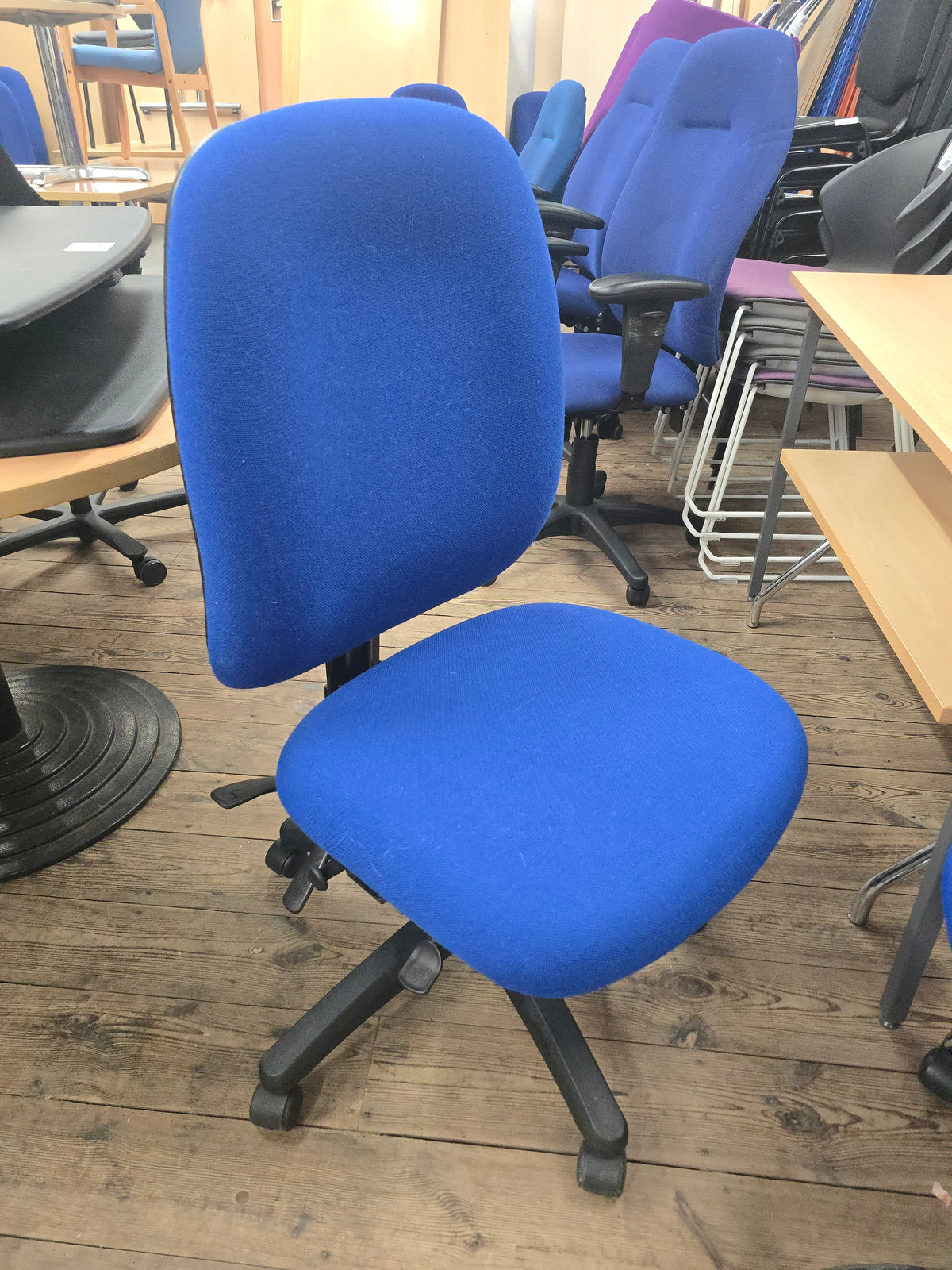 Blue 3 Lever Chair