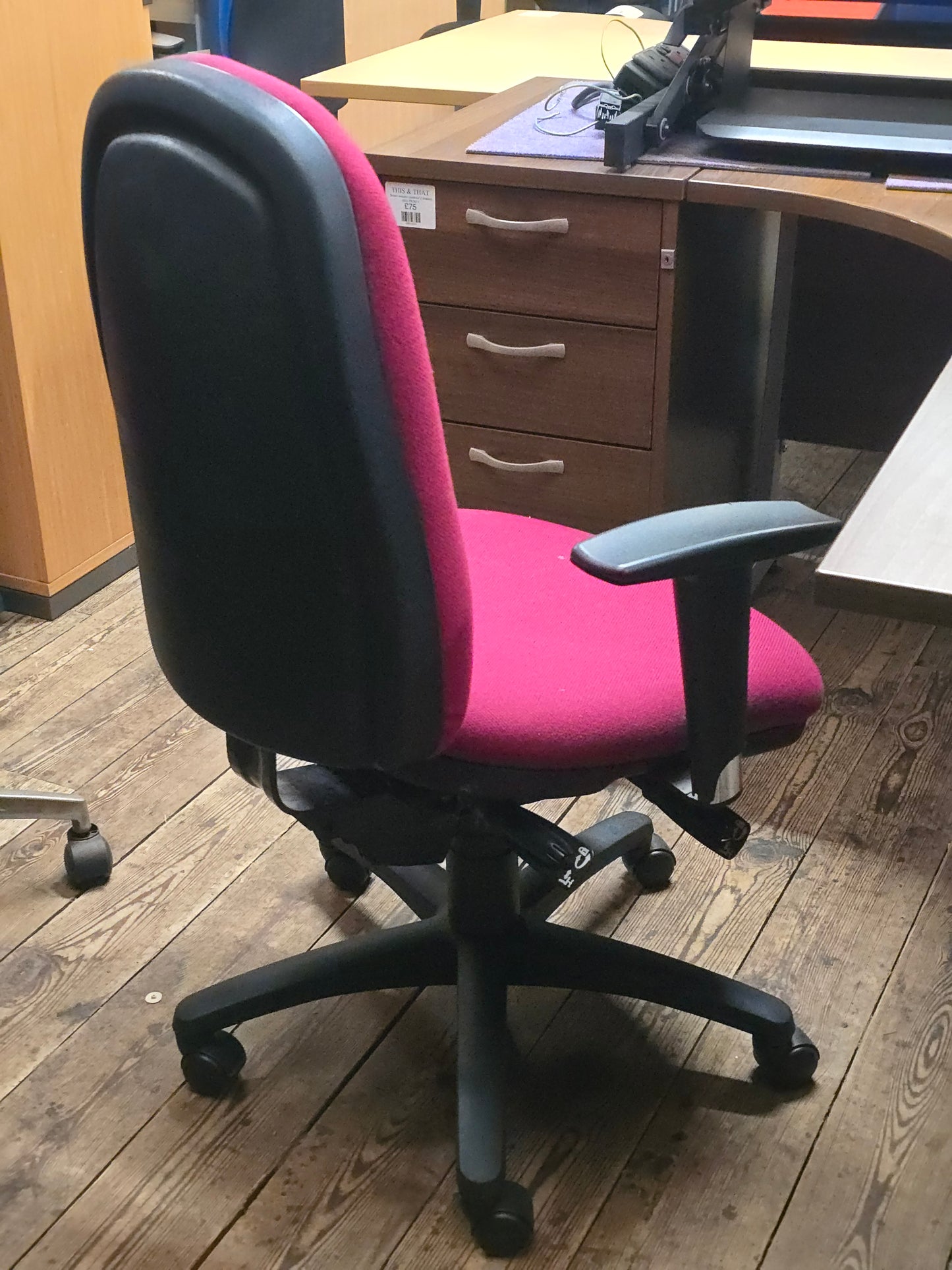 Office Chair Burgundy