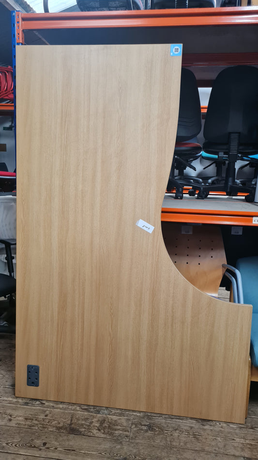 Desk, Wooden, Radial 180cm x 120cm