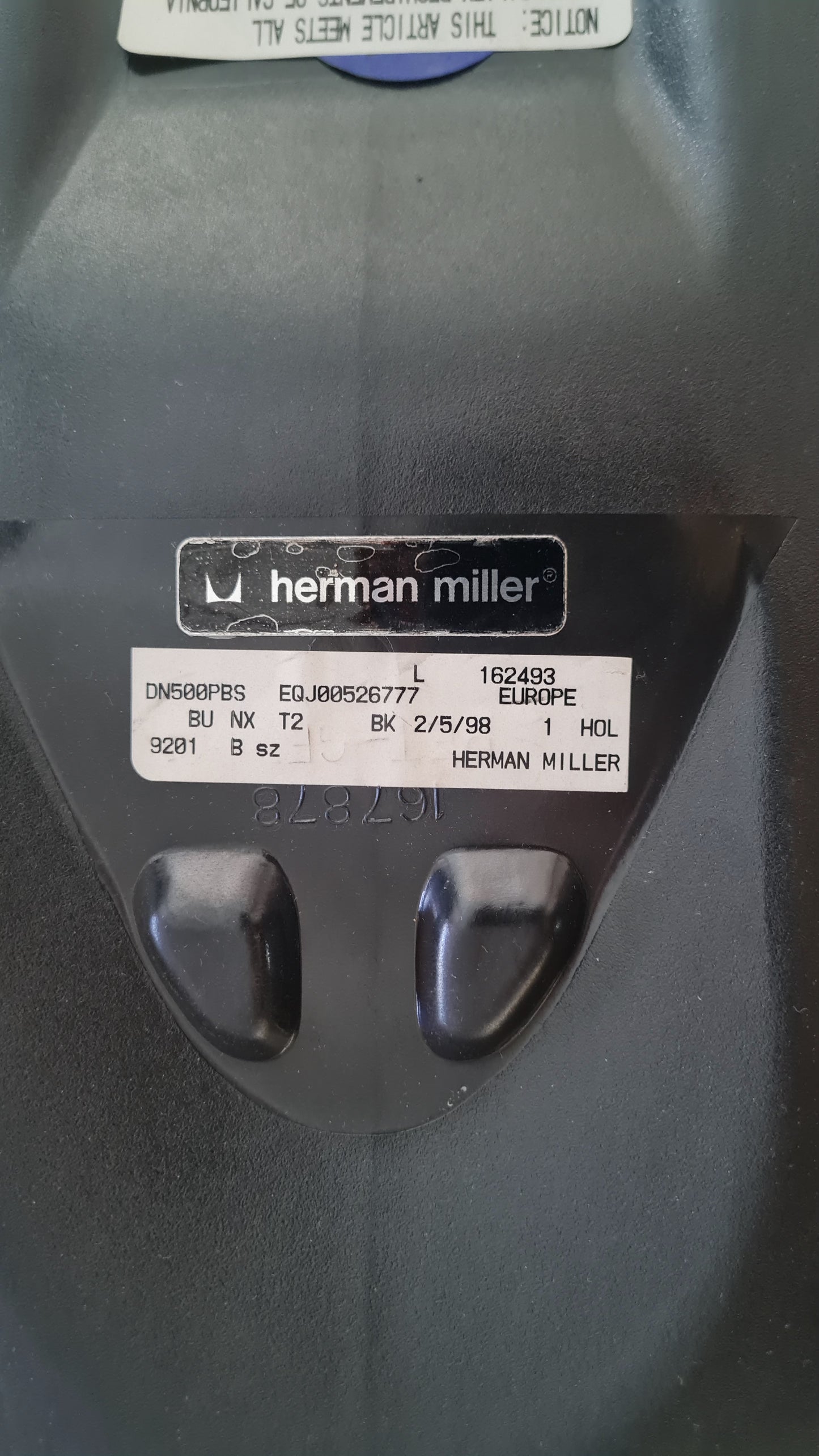 Herman Miller Equa Side chair, black