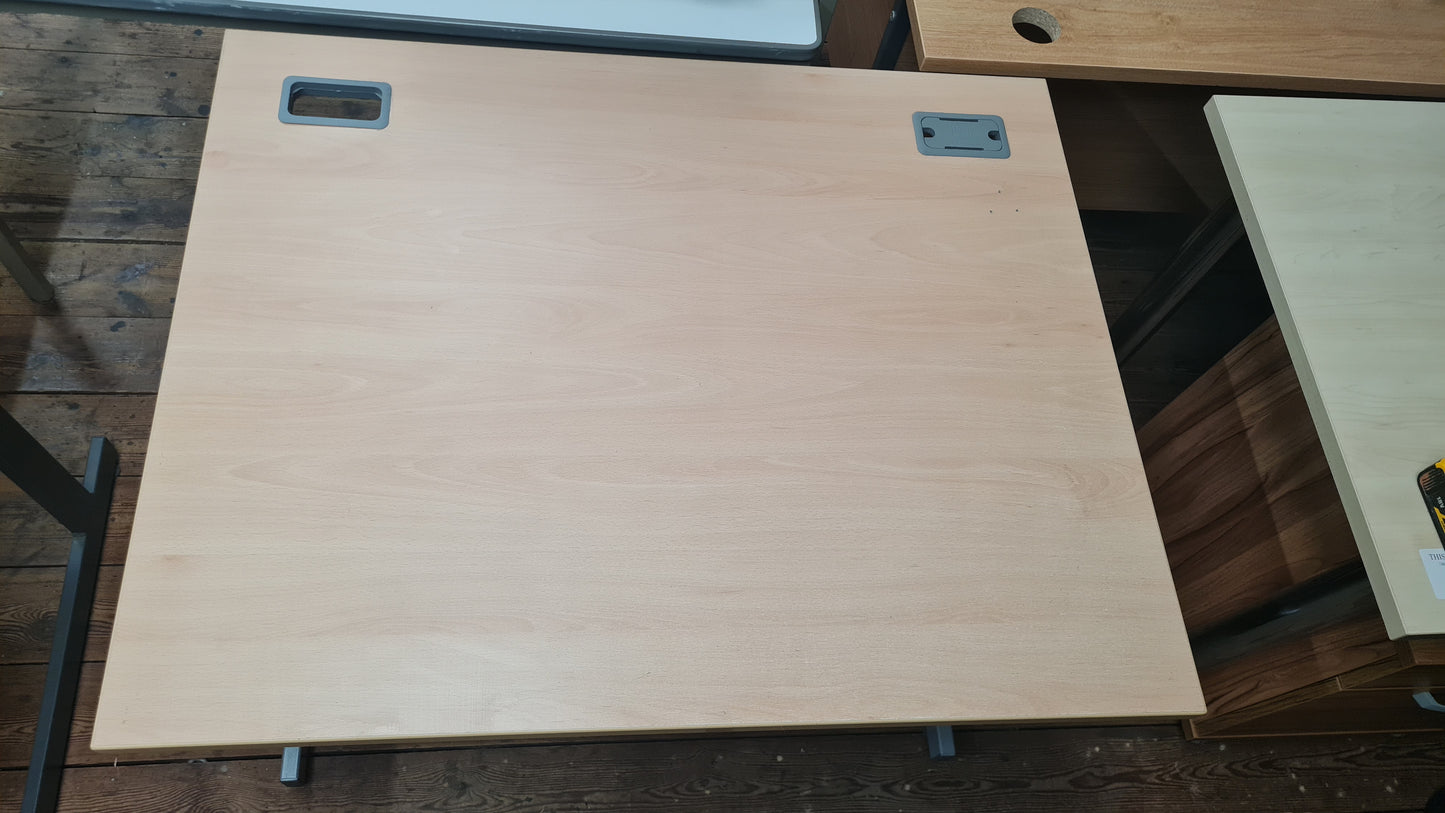 (Damaged), Desk, Straight, Wooden, 100cm by 80cm