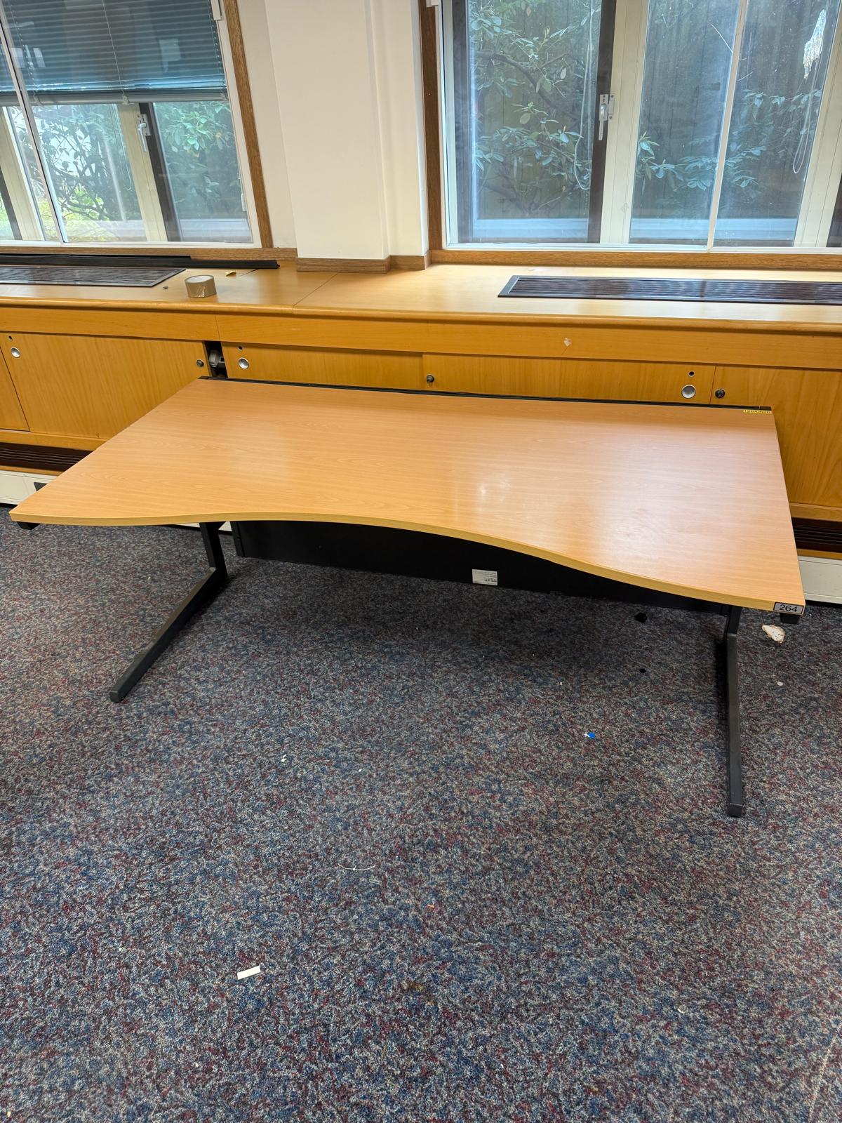 Desk, Wooden, Double Wave 180cm x 80cm