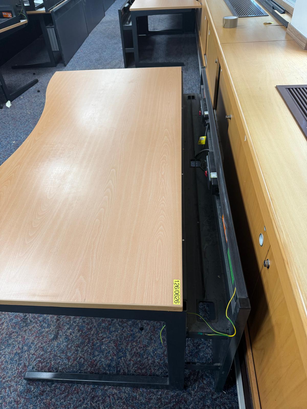 Desk, Wooden, Double Wave 180cm x 80cm