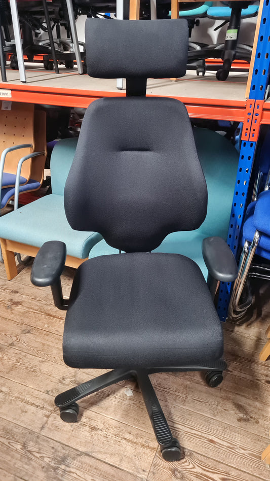 Orangebox Spira Plus Chair, Black