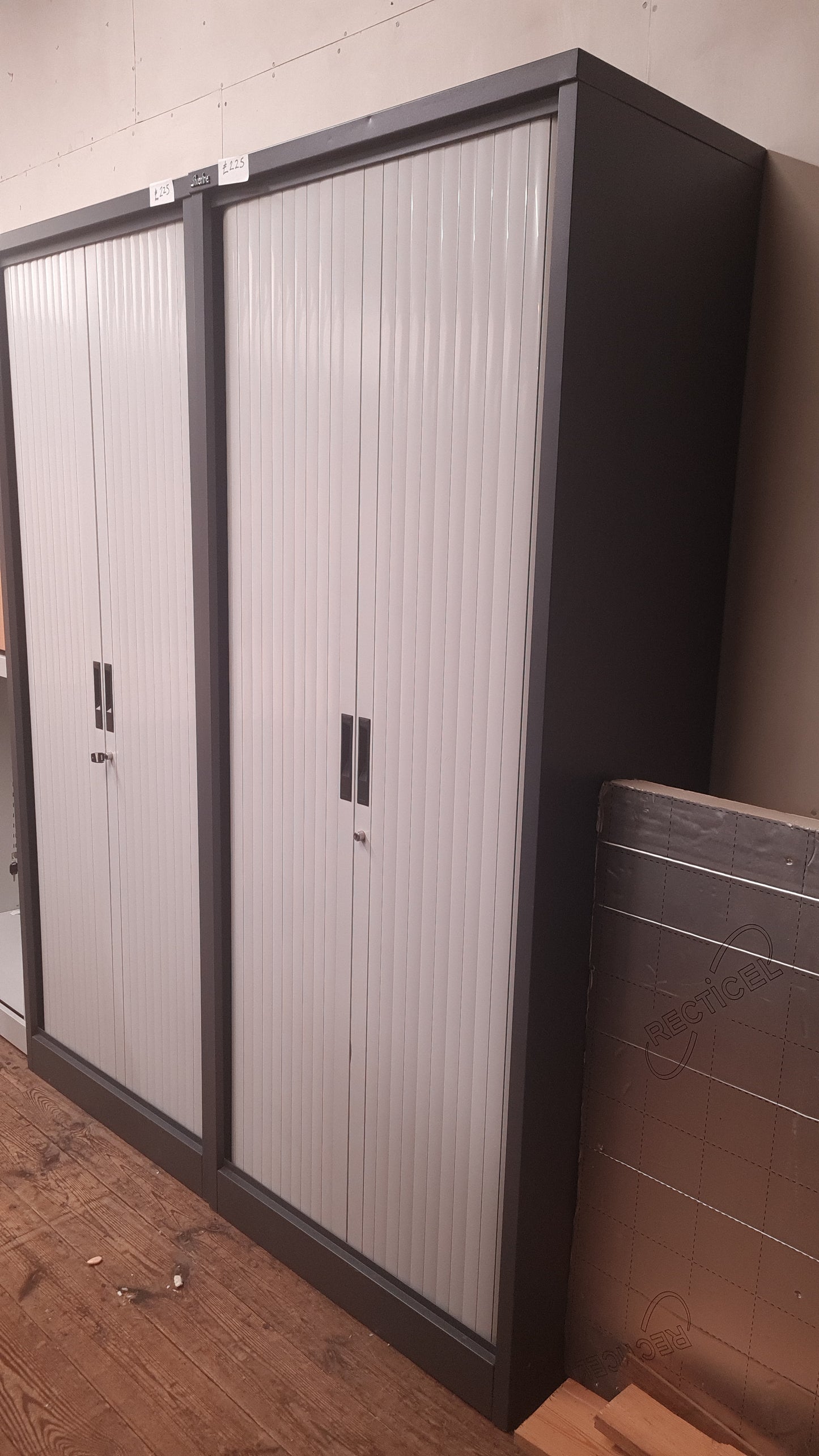 Silverline, 2 Door Tambour Storage Unit
