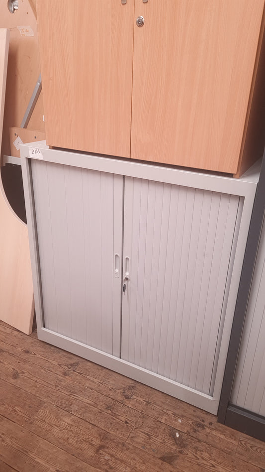 108cm, 2 Door Tambour Storage Unit