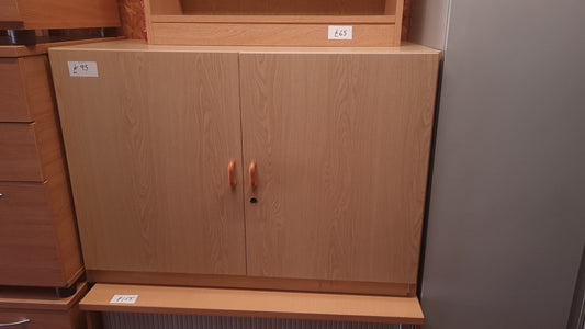 Wooden Storage cupboard, 108cm High, One Internal Shelf