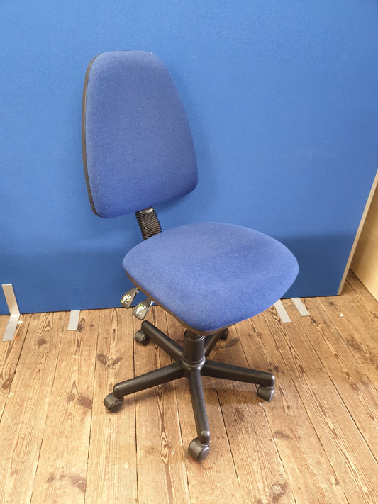 2 Lever Office Chair Blue