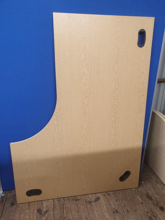 Desk, Wooden, Radial 160cm x 120cm