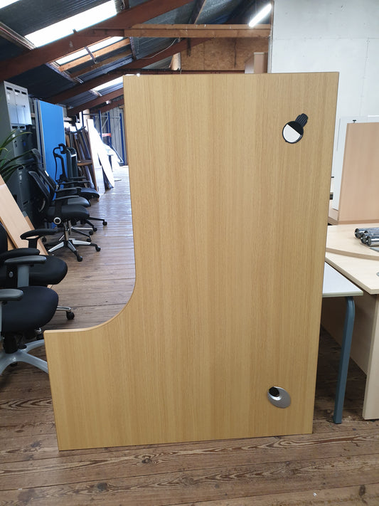 Desk, Wooden, Radial 160cm x 120cm