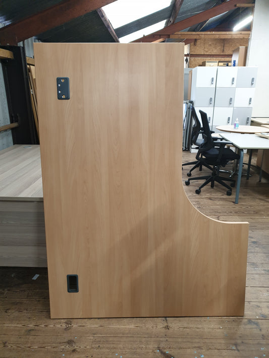 Desk, Wooden, Radial 160cm x 120cm