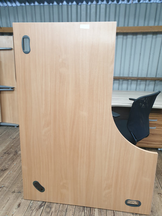 Desk, Wooden, Radial 160cm x 120cm