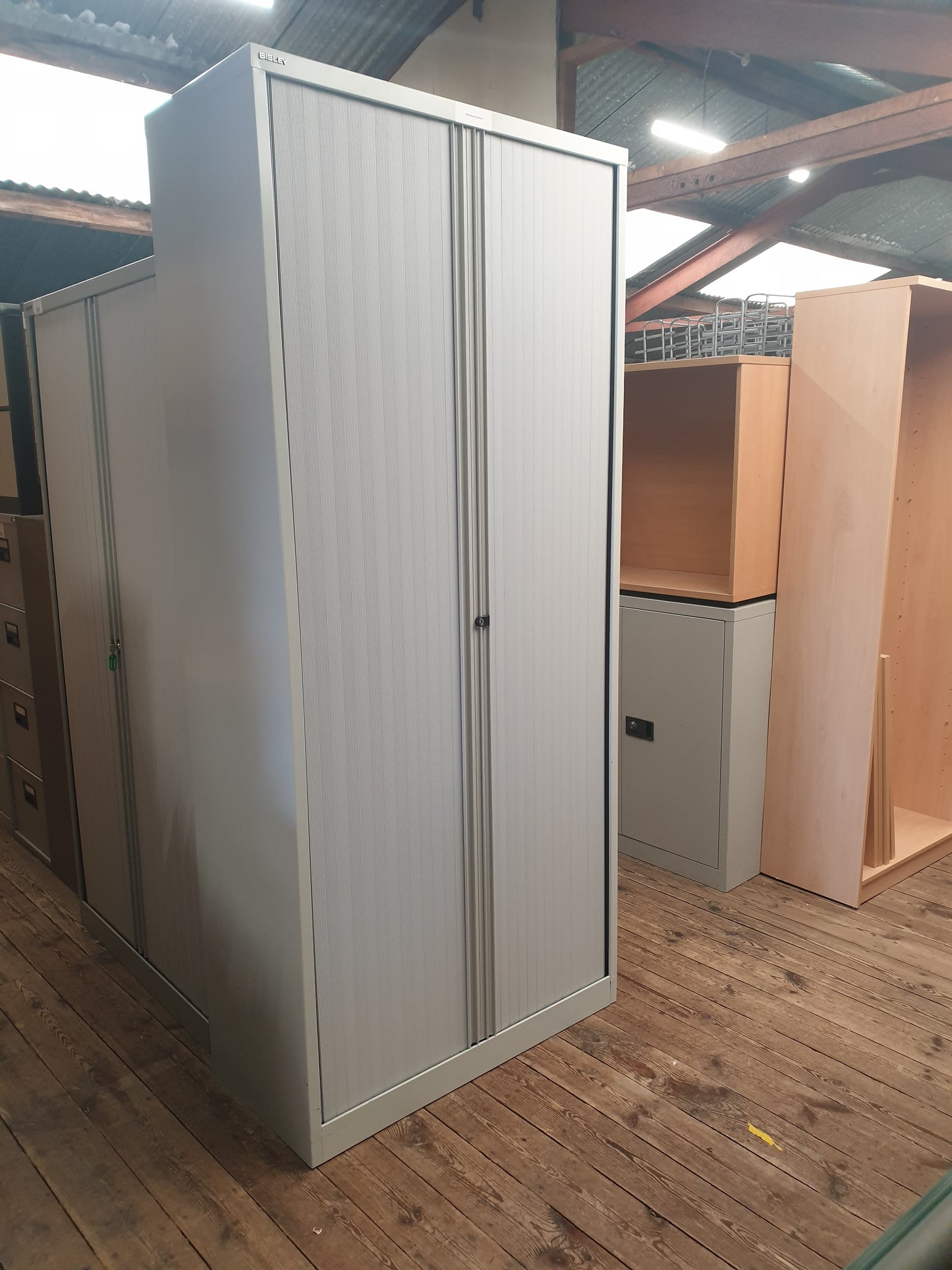2 Door Tambour Storage Unit
