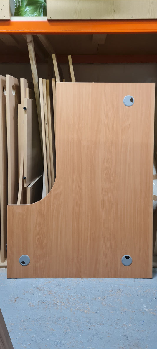 Desk, Wooden, Radial 160cm x 120cm