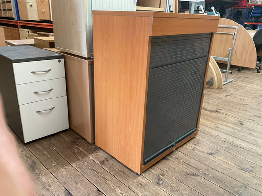 Tambour Storage Unit 140cm High