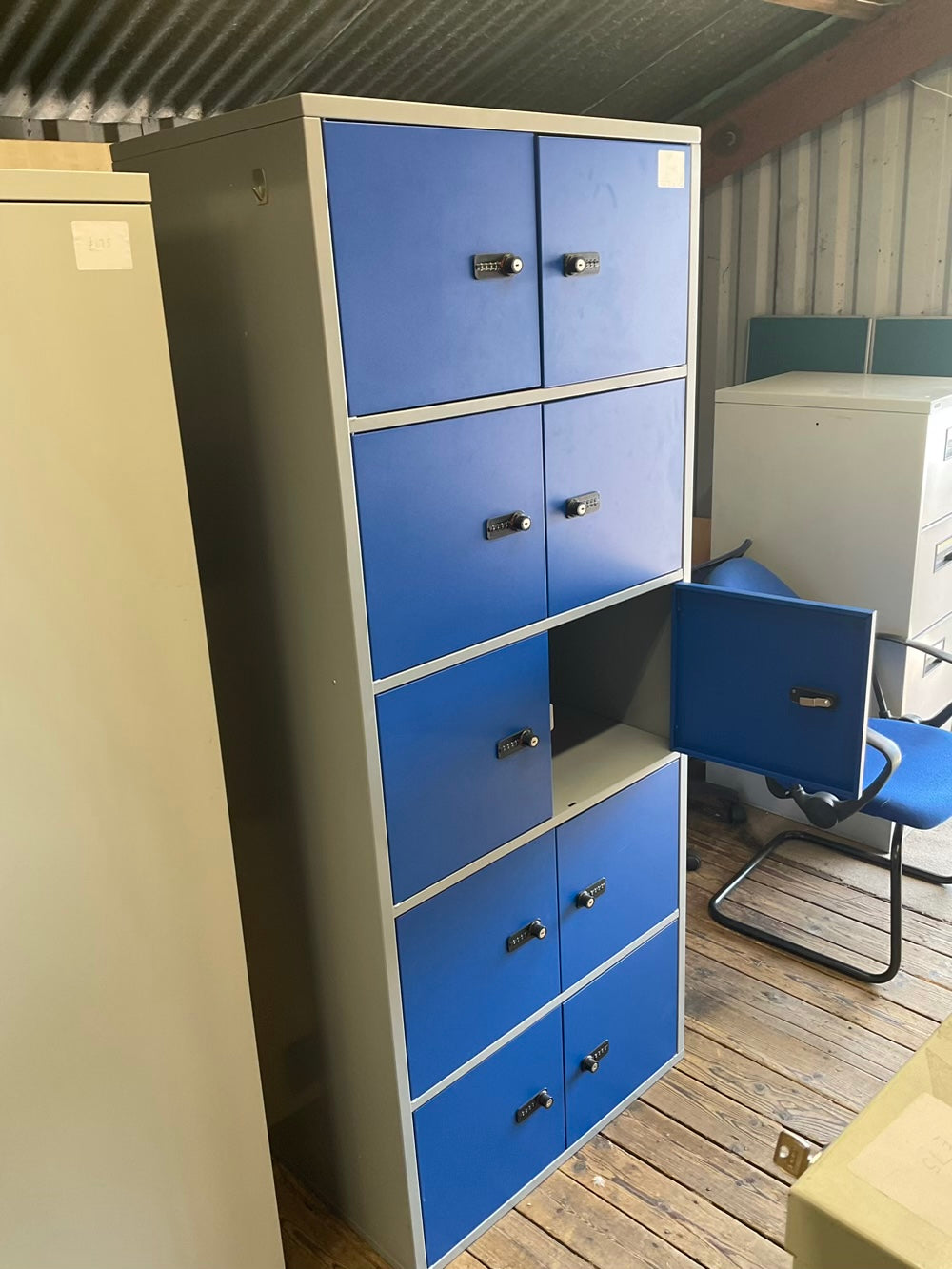 Locker Unit 2x5 Blue