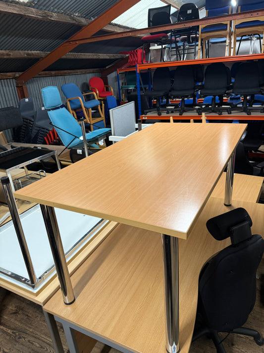 Table Wood effect 160cm x 80cm