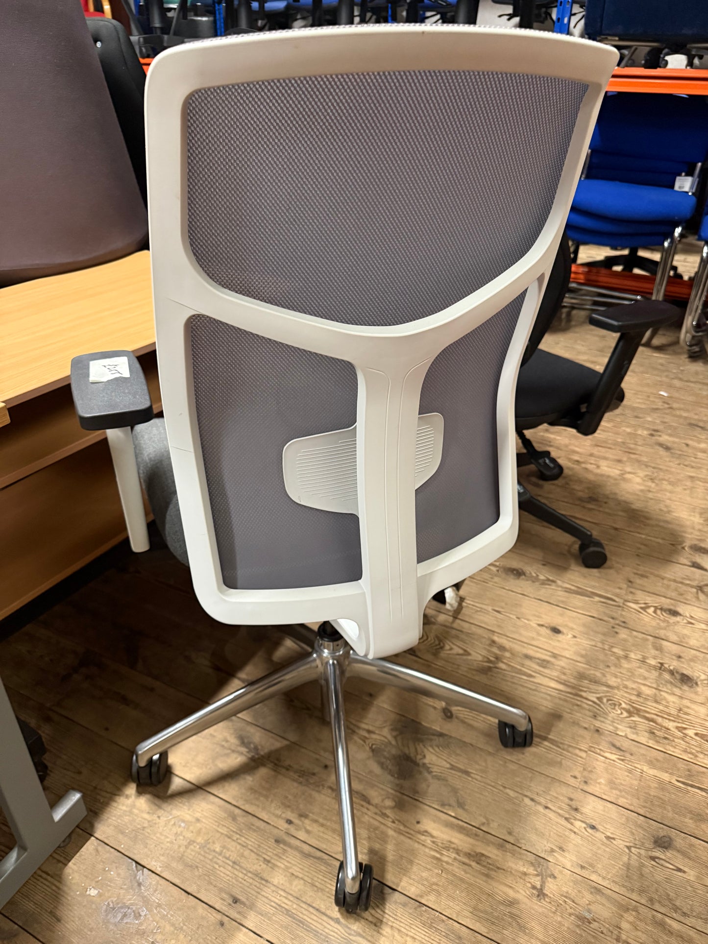 Boss Design Tauro Chair, Full Mesh Back, Grey