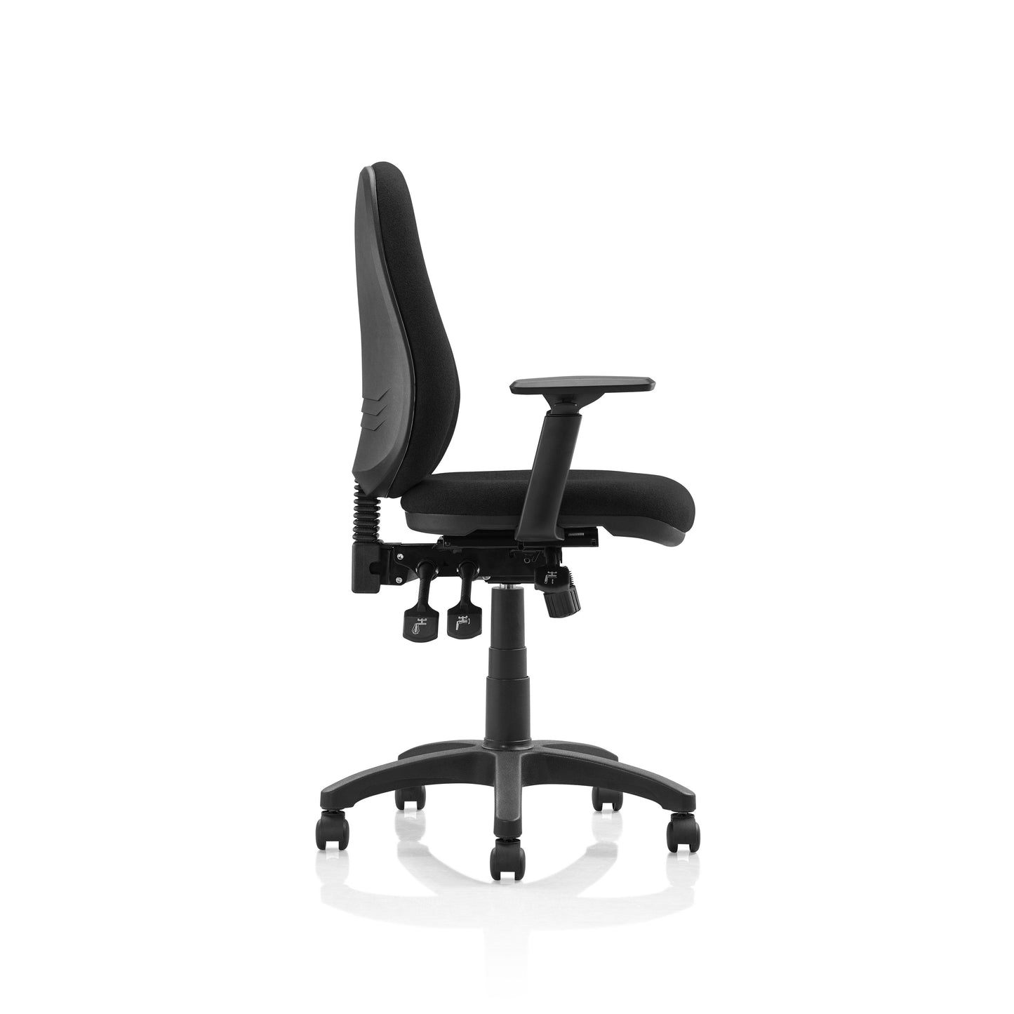 Meyer Operator Chair with Seat Slide Black Fabric