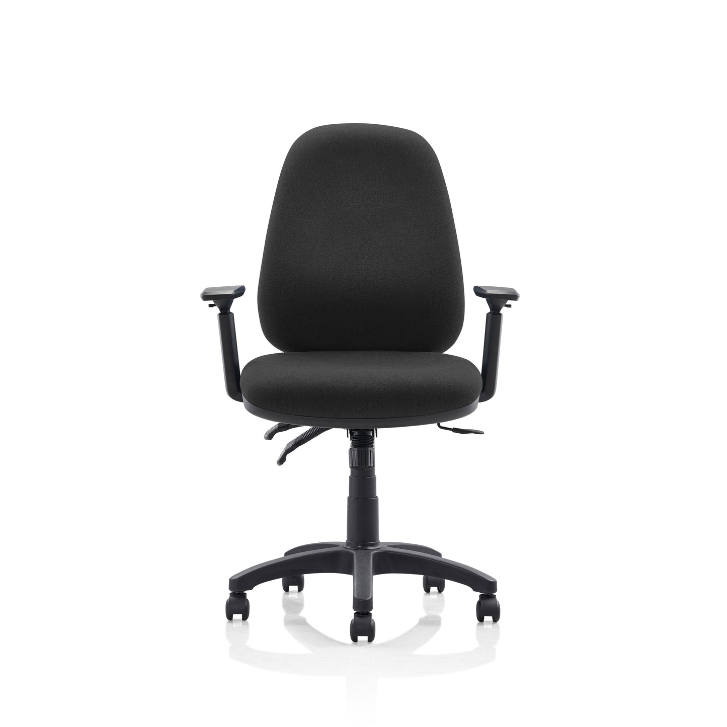 Meyer Operator Chair with Seat Slide Black Fabric