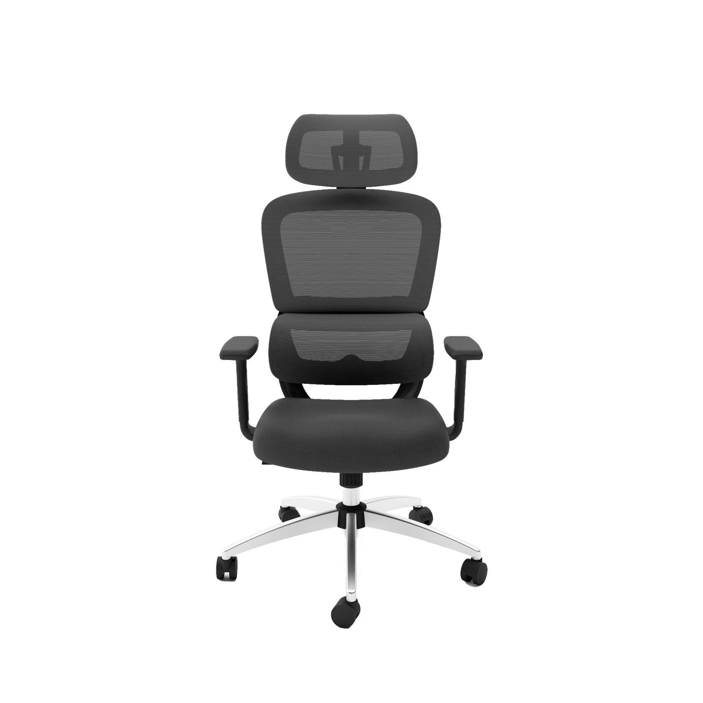 Shillingford Mesh Back Chair with H/A Arms in Black