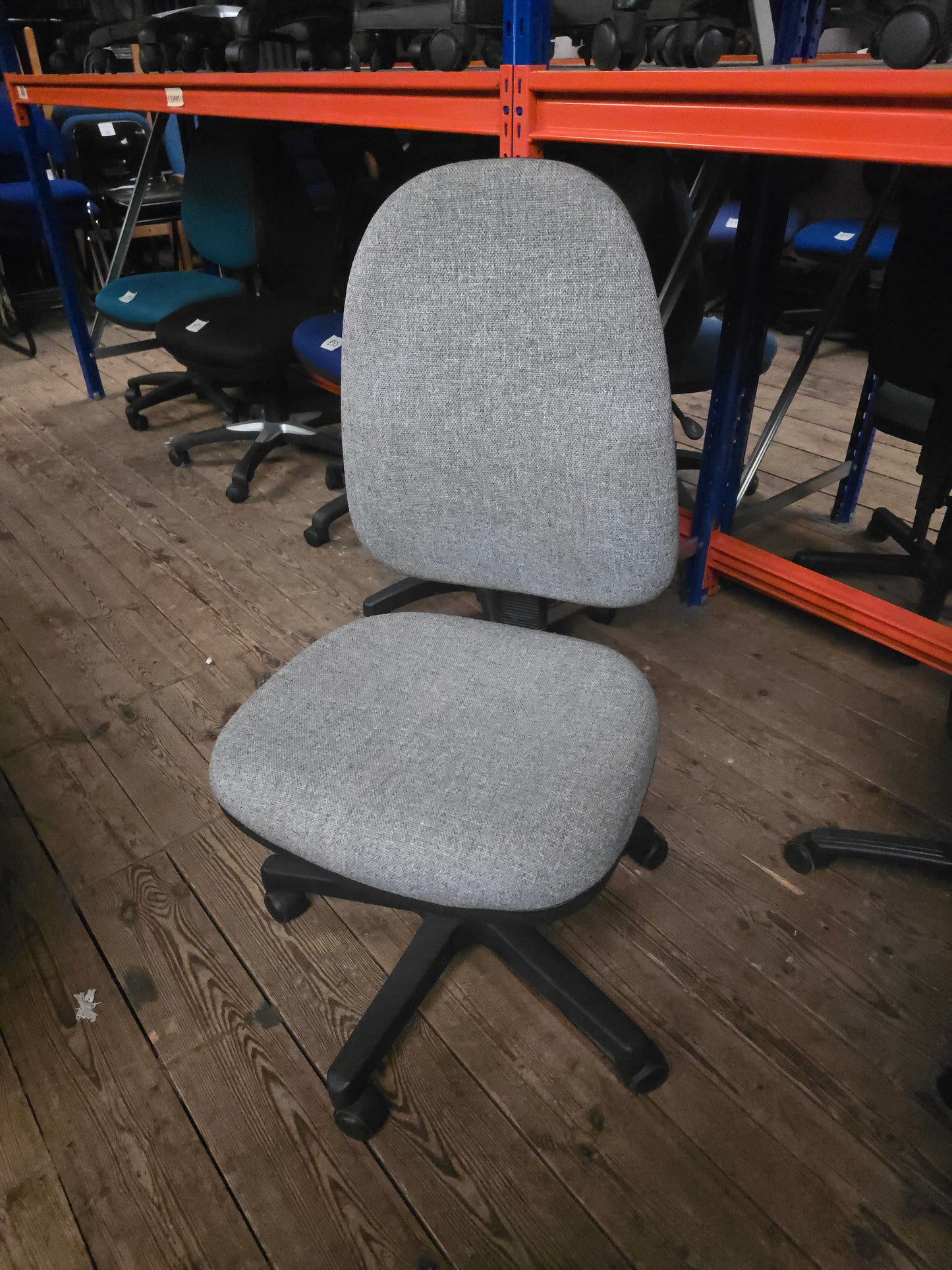 2 Lever Office Chair Grey