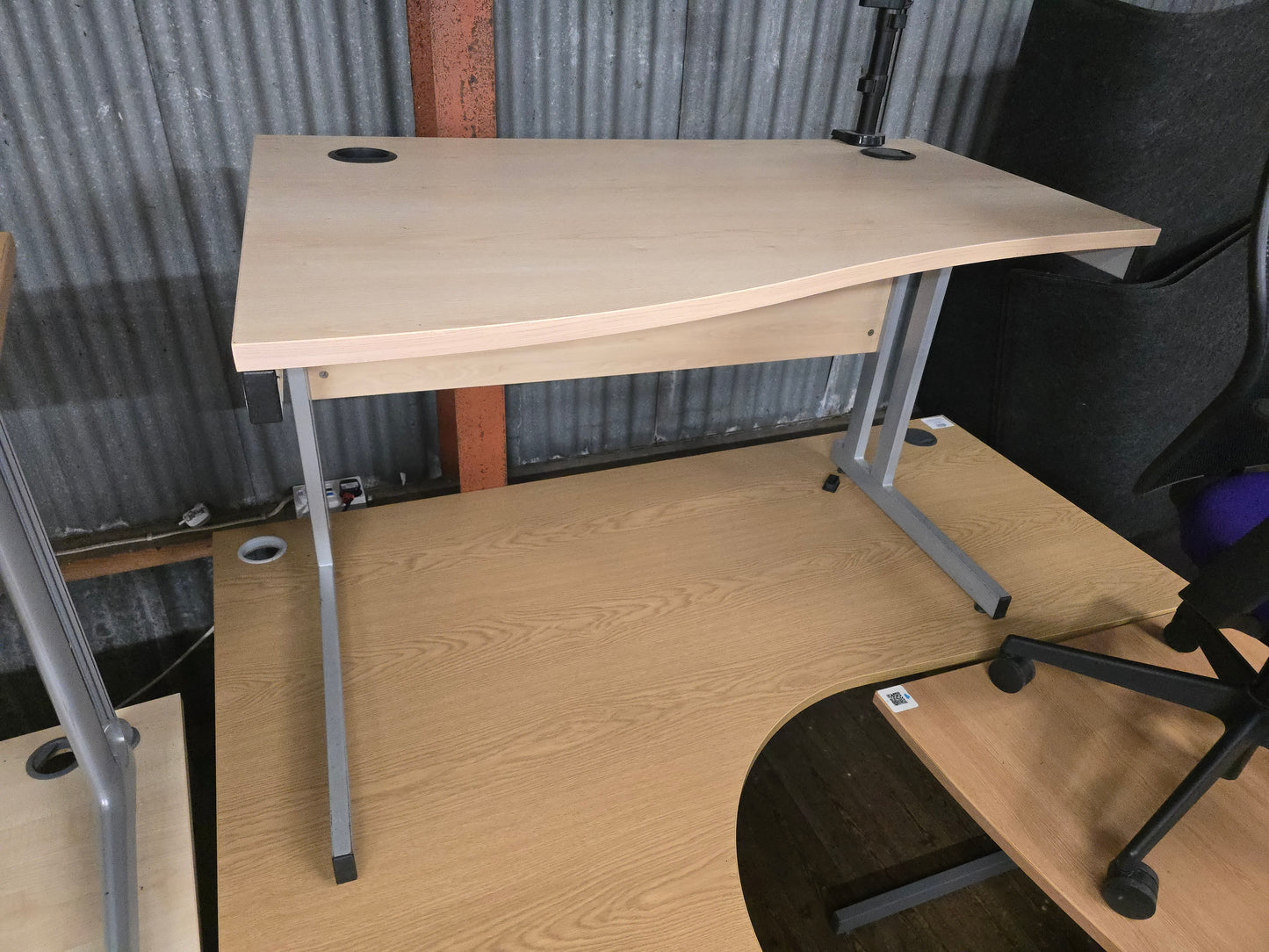 Wave Desk Wooden 120cm x 80cm