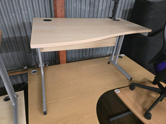 Wave Desk Wooden 120cm x 80cm