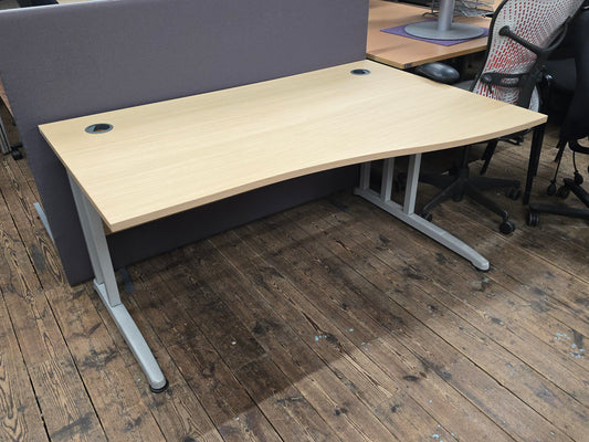 Wave Desk, Wooden, 155cm x 100cm