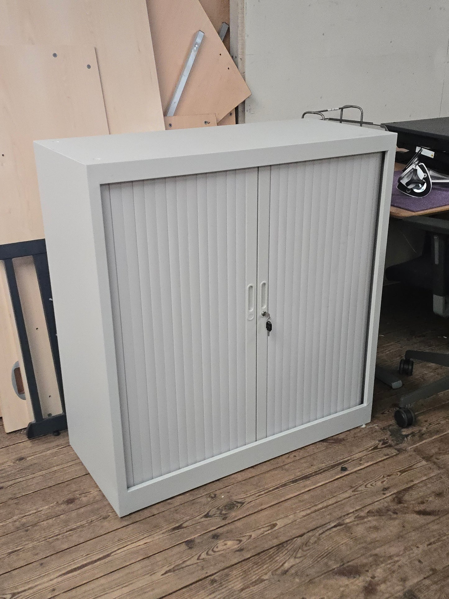 Tambour Storage Unit 105cm High