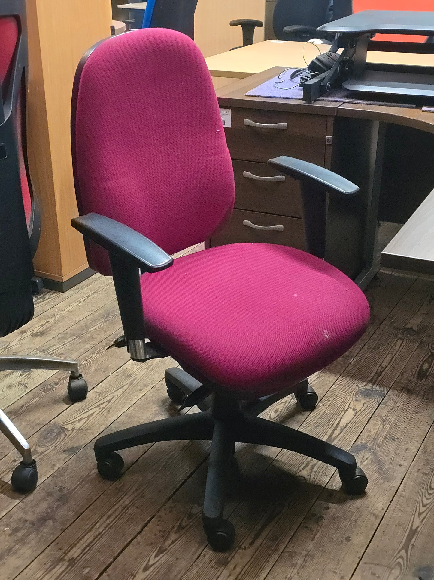 Office Chair Burgundy