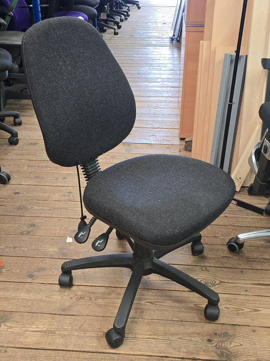 4 Lever Black Task Chair