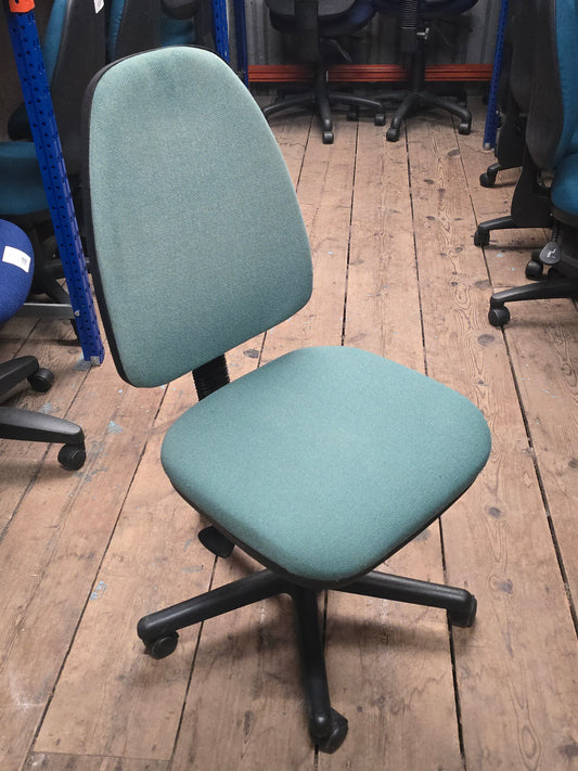 1 Lever Office Chair Green