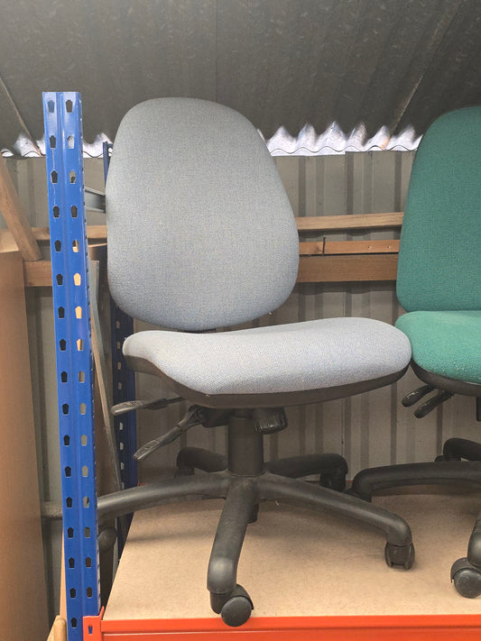 2 Lever Office Chair Light Blue