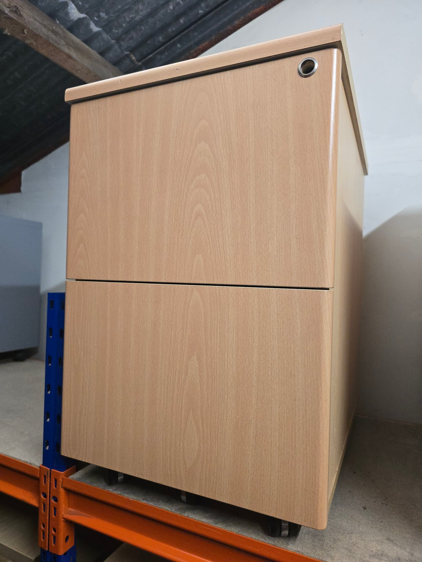 Wooden Filing Pedestal 2 drawer