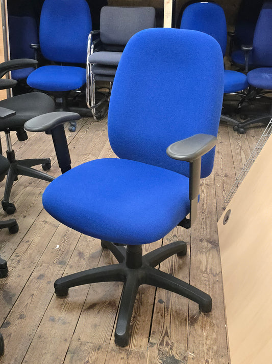 Blue 3 Lever Chair Arms