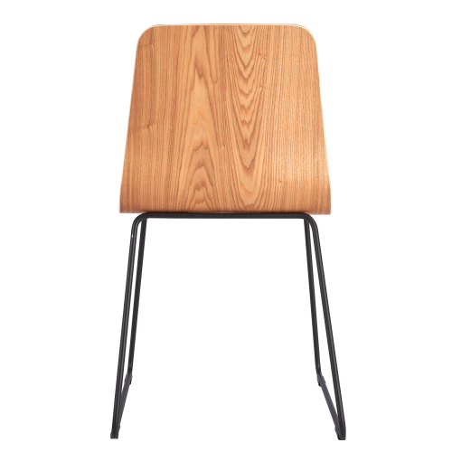 Northcott Chair with Black Metal Sled Base